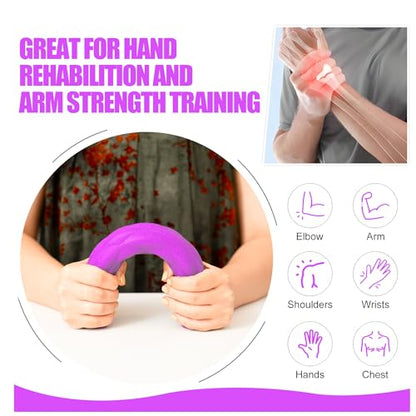 Flex Therapy Bar and Grip Strength Trainers Set, Physical Therapy & Resistance Bar for Golfers Elbow,Tendinitis,Wrist,Forearms Pain, Improve Grip Strength and Relieve Pain - color: 13pcs ‎orange Sets-MH