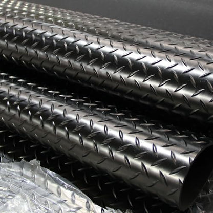 Heavy Duty Diamond-Plate Rubber Flooring Roll 4x10 FT, Multi-Purpose Waterproof Anti-Slip Floor Mat, Easy to Clean Under Equipment, Mats for Garage, Gym, Stable, Basement, Kennel - size: 4 ft x 10 ft x 0.1 in