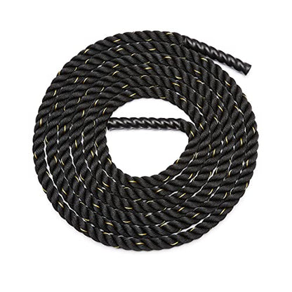 Amazon Basics Battle Rope for Home Gym Workout, Exercise Training Equipment - style: 1.5 Inch x 30 Feet