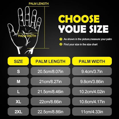 Workout Gloves,Non-Slip Full Palm Weightlifting Gloves with XRD Padding, Breathable Gym Training Gloves for Unisex - size: Large (Palm Width: 4.02 inches)