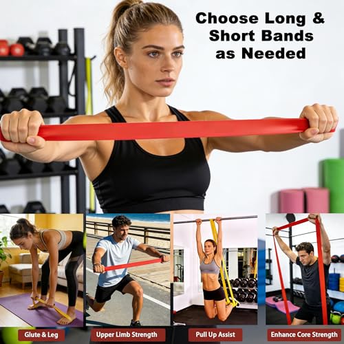 Home Workout Pilates Kit for Women, Better me Pilates Ring and Ball Set Essentials Equipment, with 5 Resistance Bands, Massager Roller, Yoga Starter Accessories for Toning Arms, Thighs & Core