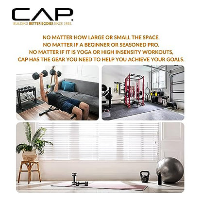 CAP Barbell 150 LB Coated Hex Dumbbell Weight Set with Vertical Rack | Multiple Options - color: Red Rack, style: 12-Sided Black Handle