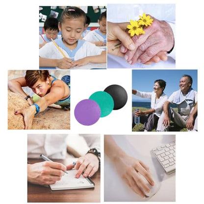 3 Resistance Levels Stress Balls for Adults, Squeeze Balls for Physical Therapy, Hand Grip Strength Trainer, Hand Strengthening Devices, Hand Exercise Balls, Wrist Forearm Finger Exerciser