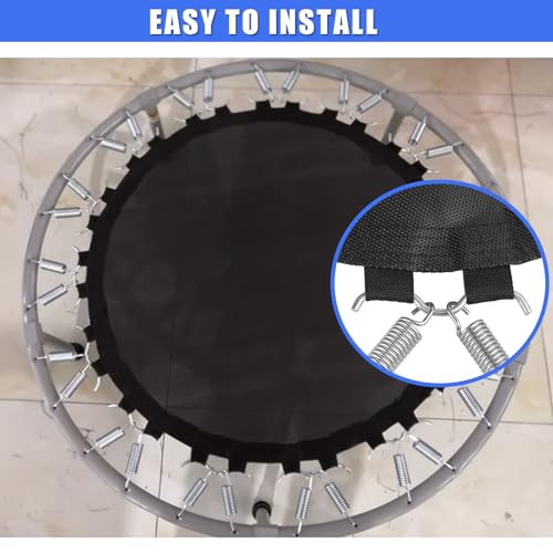Trampoline Mat, 27.5"/29.5"/31.5"/39.4" Diameter Mat with 30/32/34/38 Buckles for Choose, Fits 36 38 40 48inch Frame, for Fitness Trampoline Jumping Mat (Not Include Springs and Metal Rings) - size: Fit 38in FRAME, style: 29.5" Diam | 32 Buckles | Fits 38