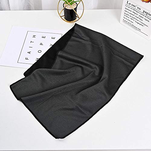 Quick Dry Towel Super Absorbent Microfiber Travel Towel Compact Fast Drying for Camping Gym Beach Swimming Yoga Sports Perfect Sweat Towels Black - color: Black