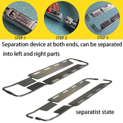 Portable Folding Spine Board Stretcher - Backboard for Camping, Outdoor Emerncy, and First Response - Lightweight Mcal S Stretcher for Quick Transport