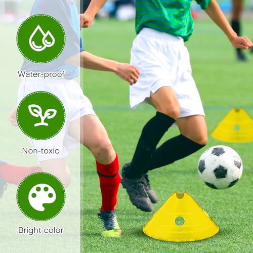 Jumbo Soccer Cones Big Training Disc Cone - color: Yellow