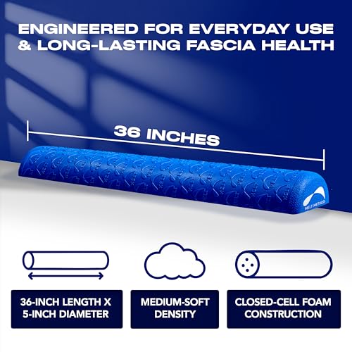 MELT 36-Inch Half Foam Roller Spinal Support Balance Training