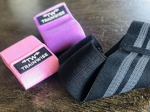 Thigh Resistance Bands Booty Butt Legs Set of Three Non Slip Fabric Women Men Unisex