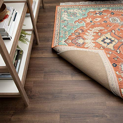 Mohawk Home Non Slip Rug Pad 2' x 12'- 1/4" Thick Felt + Latex Rubber Gripper - Dual Surface Cushion for Hardwood, Carpet, Tile Floors, Made in USA - size: 2' x 12' (Runner), style: 1/4 Inch Dual Surface Rug Pad