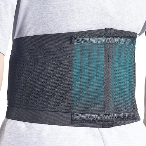 Back Braces for Lower Back Pain, Lumbar Support Belt, L | Dual adjustable compression straps with breathable support for lifting, working, sitting, standing, and daily back relief