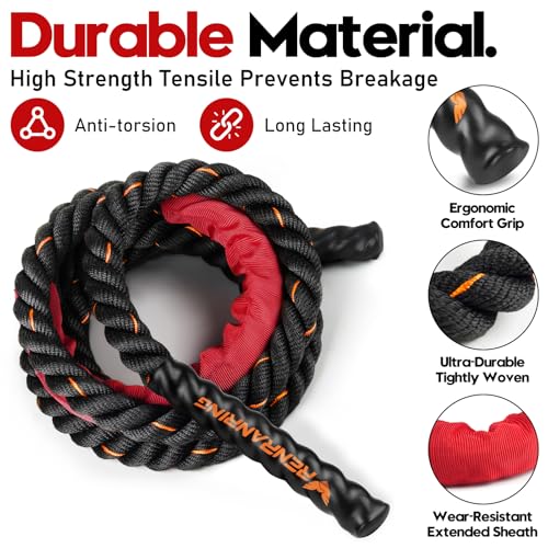Weighted Jump Rope for Men and Women, 3lb 4lb 5lb Adult Heavy Skipping Rope, Jumprope for Fitness,Workout Equipment, Fitness Equipment for Home Gym Exercise,Improve Strength and Building Muscle - style: 3lb OrangeBlack