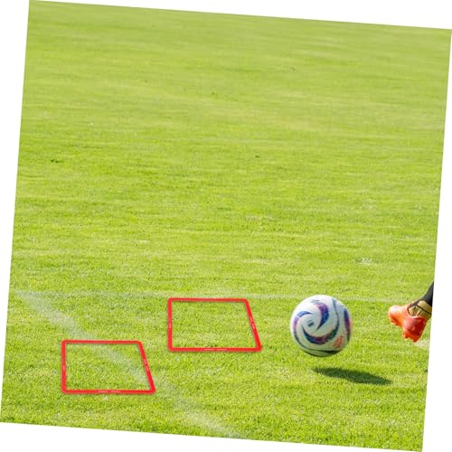YARNOW 6pcs Portable Soccer Training Rings Professional Agility Speed Training Equipment for Adults Multi Function Exercise Circles for Football Drills Coordination