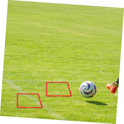 YARNOW 6pcs Portable Soccer Training Rings Professional Agility Speed Training Equipment for Adults Multi Function Exercise Circles for Football Drills Coordination