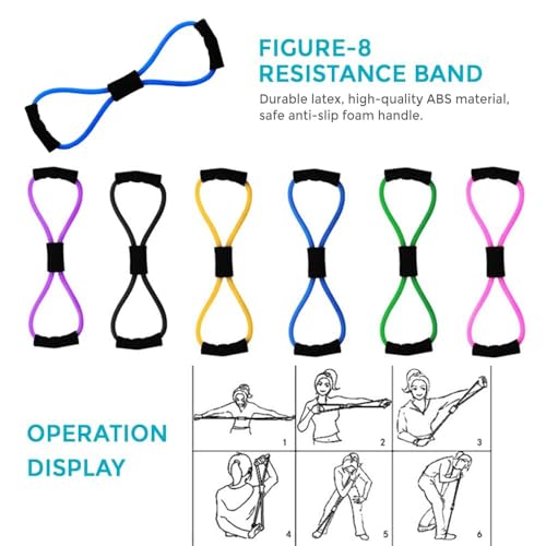 Pilates Essentials Kit for Women, 2025 New Better Me Pilates Kit, Pilates Rings Booty Bands, Yoga Sets for Women, Hip Exercise Band Yoga Ball 25cm Figure 8 Resistance Band