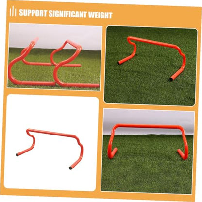 3pcs Detachable PVC Athletic Hurdles for Speed Agility Training Portable Soccer Basketball Football Hurdle Drills Quick Setup Plyometric Equipment