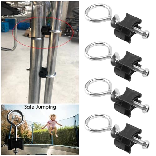 6 Pack Trampoline Screws and Bolts Replacement Trampoline Poles Mount Screw for Kids Trampoline Leg Feet Connection Mini Trampoline with Safety Enclosure Mini Fitness Rebounder Trampolines