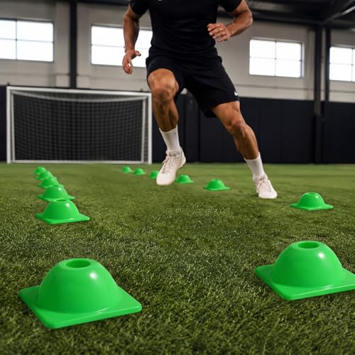 2" (15, 30 Pcs) Heavy Duty Agility Training Cones for Sports Agility Cones Indoor and Outdoor Games Mini Flexible PVC Cone for Soccer Basketball Coaching