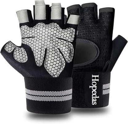 Workout Gloves Weight Lifting Gloves Palm Support Protection for Men Women, Exercise Gloves Sports for Training, Fitness, Gym,