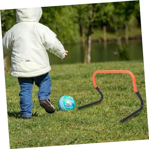 Toyvian Agility Hurdle for Soccer Training Wear-Resistant Professional Track Hurdle Dual Height Settings for Boys and Girls Coordination Drills