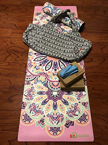 Aozora Yoga Mat Bag Large Yoga Mat Tote Sling Carrier with Pockets Fits Mats with Multi-Functional Storage Pockets Light and Durable