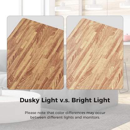 Giantex 24 Pcs Faux Wood Grain EVA Foam Tiles, 24"x24" Interlocking Floor - color: Light Oak, size: 96 Sq.Ft (24 Tiles)
