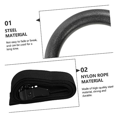 2pcs Fitness Ring Cord Set Home Fitness Rings for Women and Easy to Use