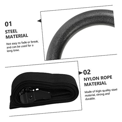 2pcs Fitness Ring Cord Set Home Fitness Rings for Women and Easy to Use