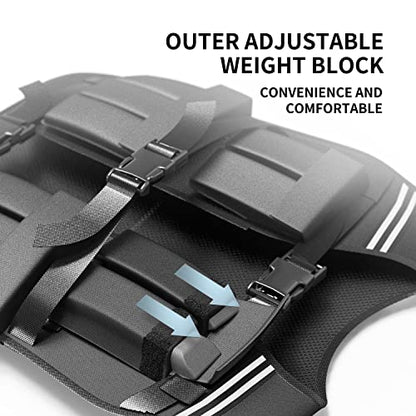 PROIRON Adjustable Weighted Vest 1-22lb/2-44lb,Strength Training Weight Vests for Men Women with Removable Weights, Body Weight Vest for Running Workout Walking Fitness Cardio,Home Gym Equipment - size: 1LB-22LB