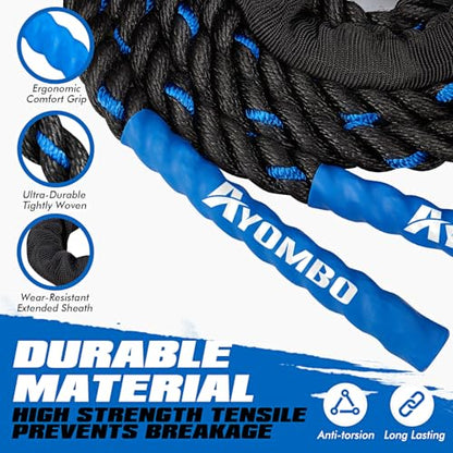 Jump Rope, Weighted Jump Rope for Fitness, Boxing Equipment Jump Ropes for Men Women, Battle Skipping Ropes for Exercise, Suitable for Boxing, Cardio, Training Muscle Speed Home Gym Workout Equipment - style: 1LB
