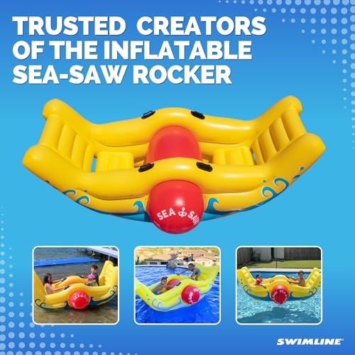 Swimline Sea-Saw Rocker , Yellow