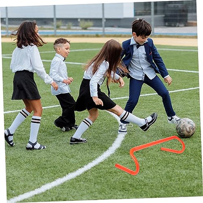 VICASKY 15cm High Portable Training Hurdles Mini Hurdle Set for Boys and Girls Agility Training Equipment for Soccer Basketball and Track Drills