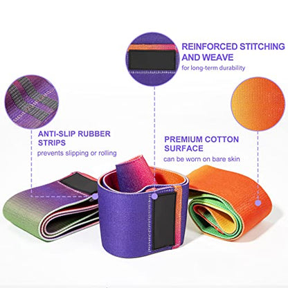 Uten Resistance Bands - color: purple green