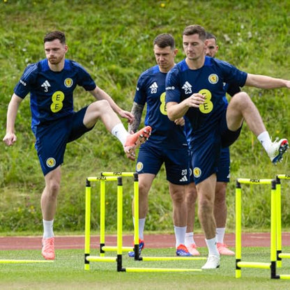 FORZA Weighted Training Hurdles – Adjustable Height 27in to 42in – Set of 5 Speed Hurdles with Folding Legs & 3-Point Base – Durable Agility Hurdles for Football, Track & Sports Training