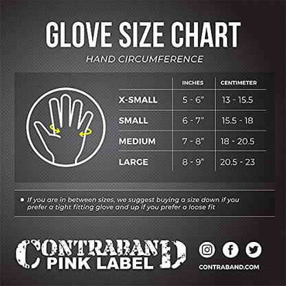 Contraband Pink Label 5217 Women's Design Series Camo Print Lifting and Rowing Gloves (Pair) - Lightweight Vegan Medium Padded Microfiber Amara Leather w/Griplock Silicone - color: Purple, size: Small