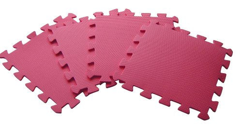 10-Piece Interlocking Floor Mats, Exercise Mat, Safety Play Floor Mat for Kids Tiles Cushions Soft Interlocking Exercise mats Garage Flooring Protector (10 Square Ft)