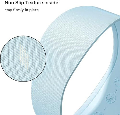 Silicone Booty Bands for Legs and Glute, Non Slip Extra Wide Thick Resistance Loop Bands, Mini Exercise Bands Set of 3, Workout Bands for Hip, Thigh, Pilates, Squat, Gym, Fitness for Women and Men