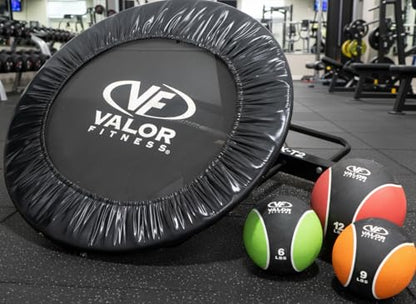 Valor Fitness Adjustable Medicine Ball Rebounder Trainer with Ball Storage, 8-Position Reaction Trainer for Sports Training, Physical Therapy, Reflex & Solo Workouts