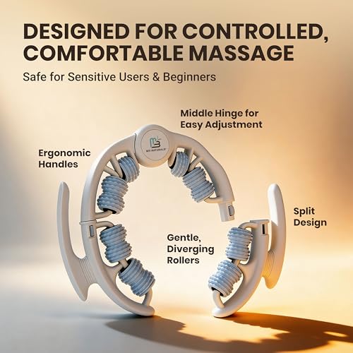 Anti Cellulite Roller & Lymphatic Drainage Massager | Fascia Blaster for Contoured & Smoother Skin | Tool for Sore Arms, Legs, Stomach & Buttocks by M3 – Multicolor