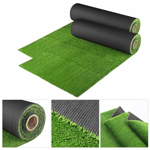 Yescom Large Gym Mat Flooring Sports Sled Pull Turf for Weight Football Push Sled Gym Equipment Outdoor Indoor 33'x3'x2Roll(198 Sq.Ft), 0.4" H