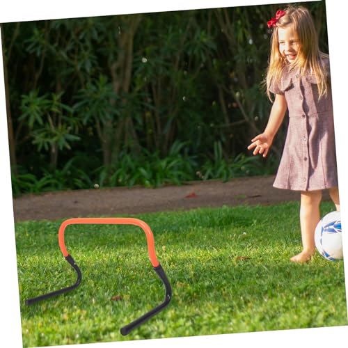 Toyvian Agility Hurdle for Soccer Training Wear-Resistant Professional Track Hurdle Dual Height Settings for Boys and Girls Coordination Drills