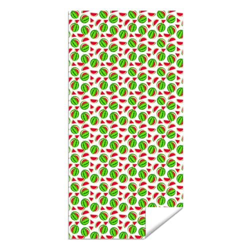 Oversized Microfiber Beach Towel Sand Free Quick Dry Soft Absorbent Watermelon Print Lightweight Travel Towel for Pool Swimming Camping Yoga Gym 71 x 32 Inches 1 Pcs - color: Watermelon