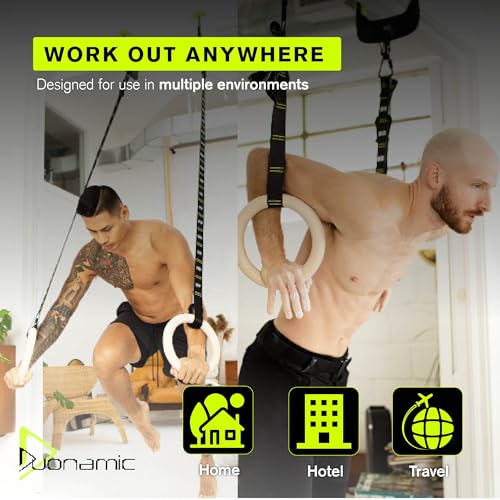 Eleviia: Portable Doorway Pull-Up Bar – Lightweight, Travel-Ready, 250 lb Capacity - color: BROWN