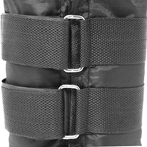 Ankle Weights with Double Straps, Leg Weight for Walking Jogging Gym Exercise Aerobics 16 lbs (two 8-lbs)