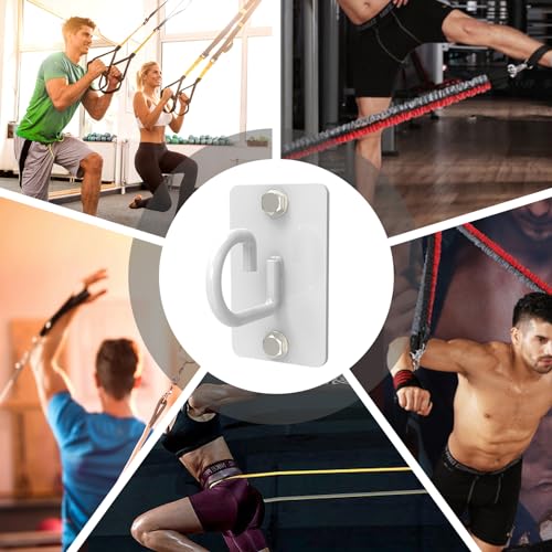 Resistance Band Wall Anchor, Wall Mount Workout Anchors for Home Gym Workouts，Body Weight Straps, Suspension Training, Exercise,Stretching,Yoga