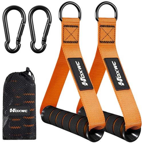 Cable Handles Gym Equipment, Heavy Duty Resistance Band Handles, Replacement Exercise Handles for Cable Machine, Pulley System, Strength Trainer, Pull Down Workout, Home Gym Cable Attachments