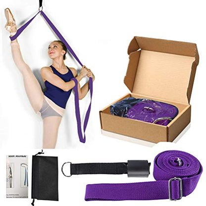 Leg Stretcher, Door Flexibility & Stretching Leg Strap - Great for Ballet Cheer Dance Gymnastics or Any Sport Leg Stretcher Door Flexibility Trainer Premium Stretching Equipment