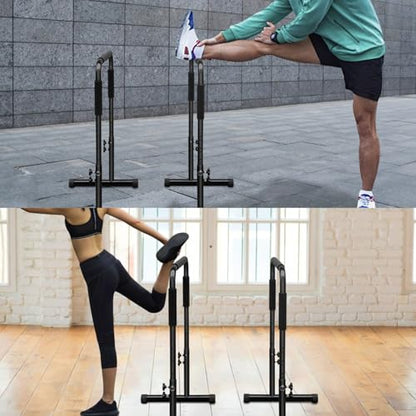 Adjustable Height Home Balance Frame for Indoor & Outdoor Use, Heavy-Duty Iron Construction, Ideal for Rehabilitation or Strength Training, Sponge-Grip Handles for Comfort, Supports up to 350 Lbs