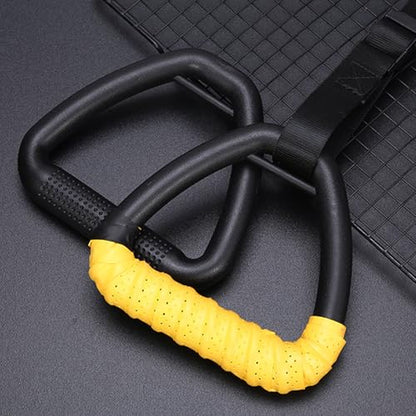 Gymnastic Rings Equipment – 2" Wooden Pull Up Rings with Adjustable Straps, No-Punch Bar Lanyard, Home Gym Workout Rings for Calisthenics, Crossfit, Strength Training & Dips