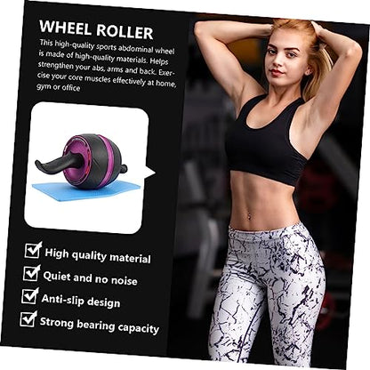 Exercise Equipment Wheel er Shoulder Workout Equipment Portable Pad Machine Rack Accessories Arm - color: Purple